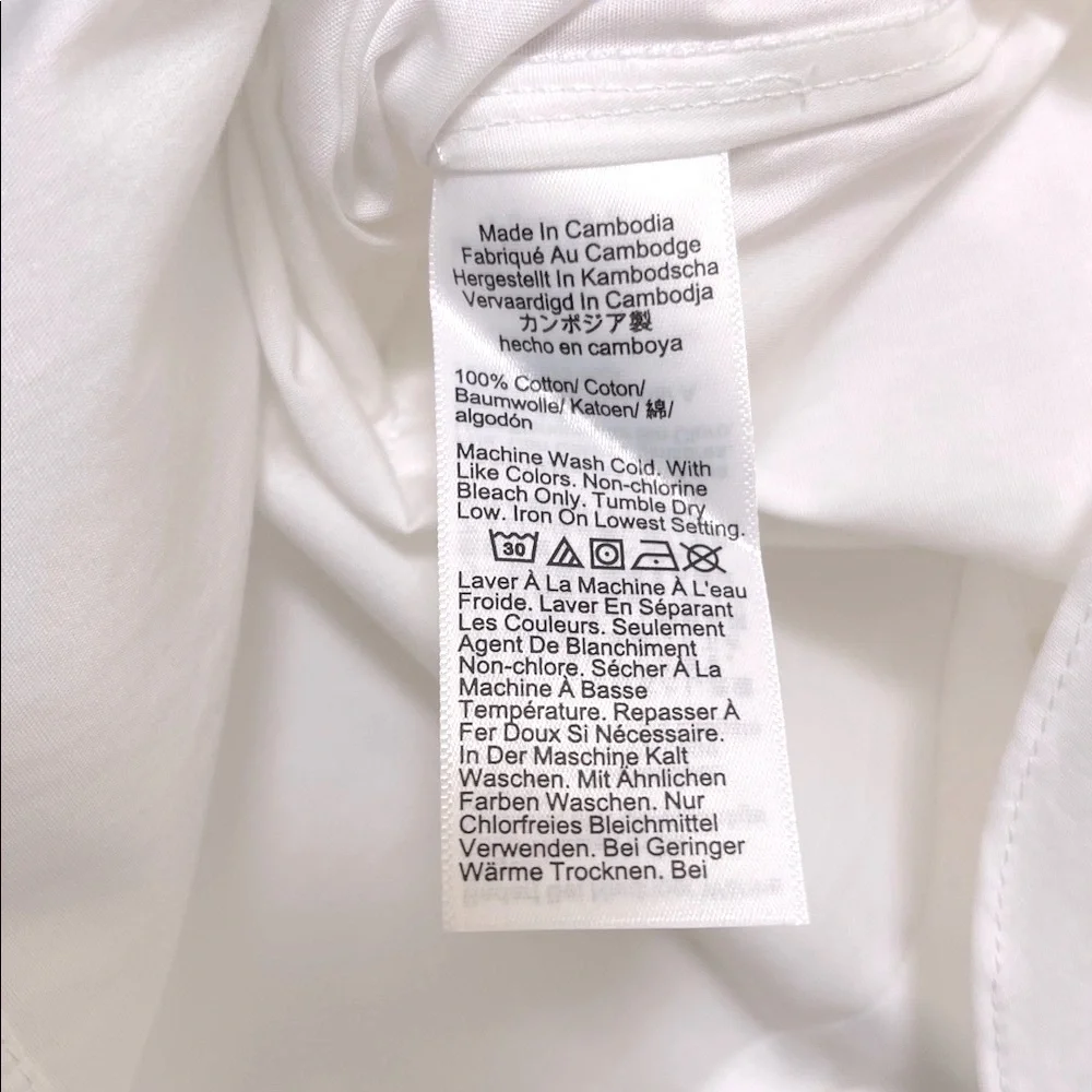 NWT Alex Eagle x J.Crew Tuxedo Shirt